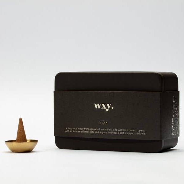 Incense cone box: Oudh (Mahogany Black)