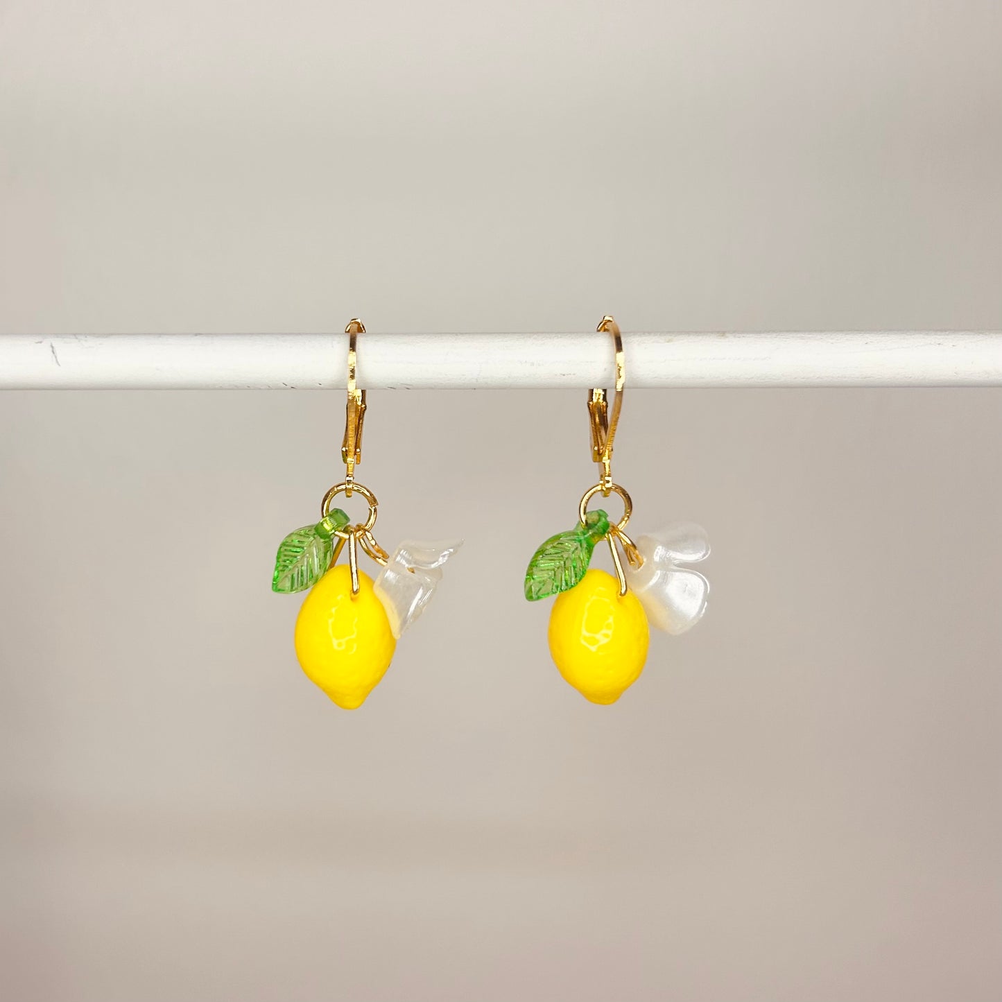 Gold Lemon Drop Earrings