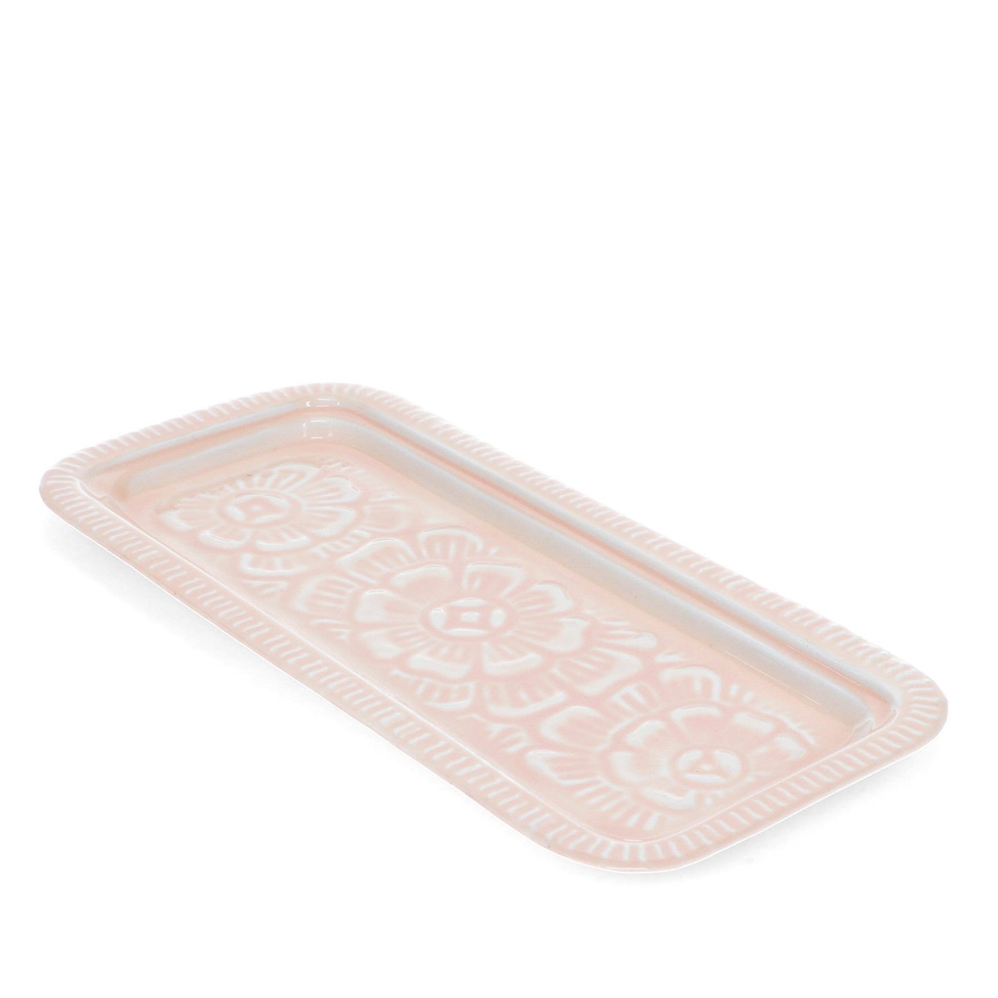 Enamel Trinket Tray - Pink