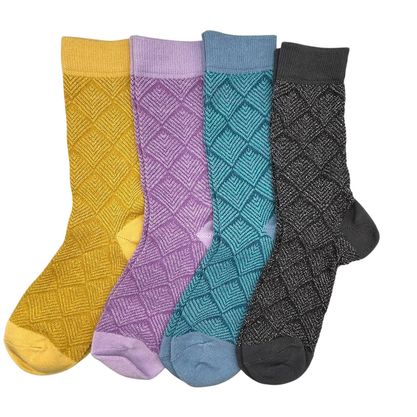 Paris Textured Sparkle Socks