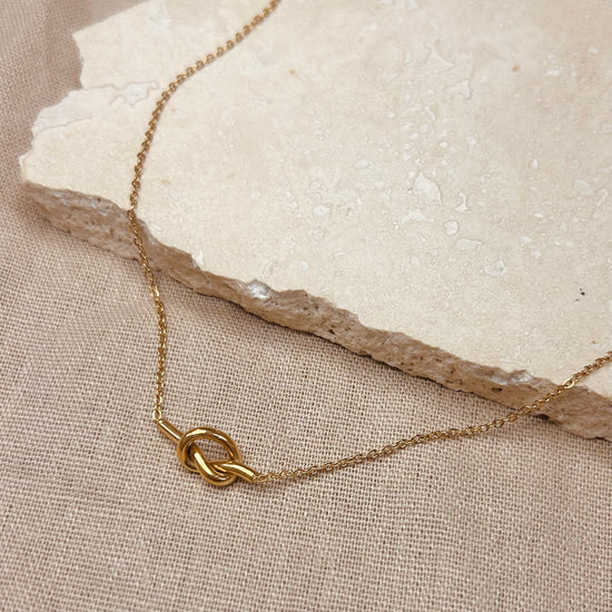 Everyday Gold Knot Necklace