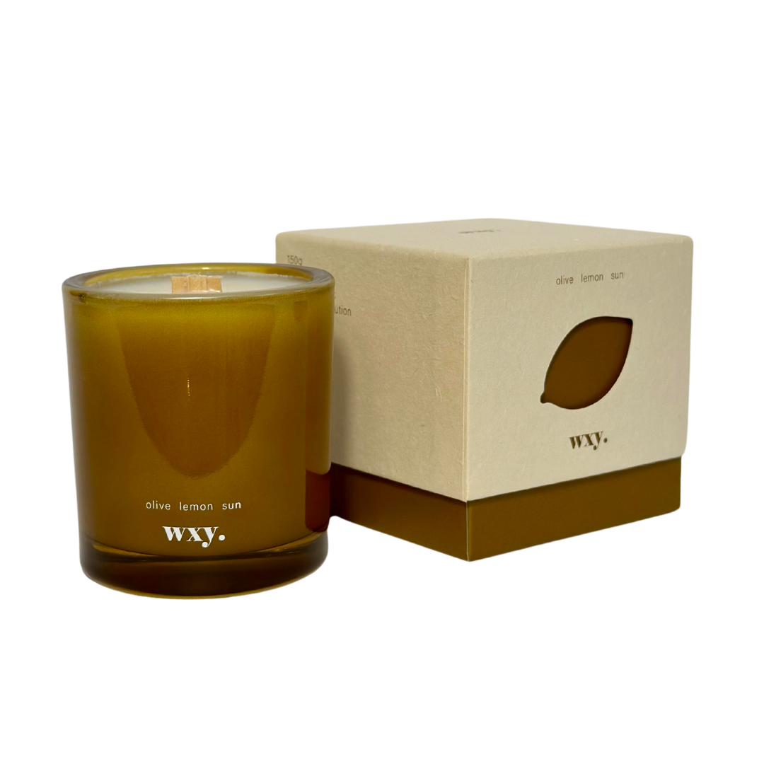 Roam mini. - 5.2oz candle - olive. lemon. sun.