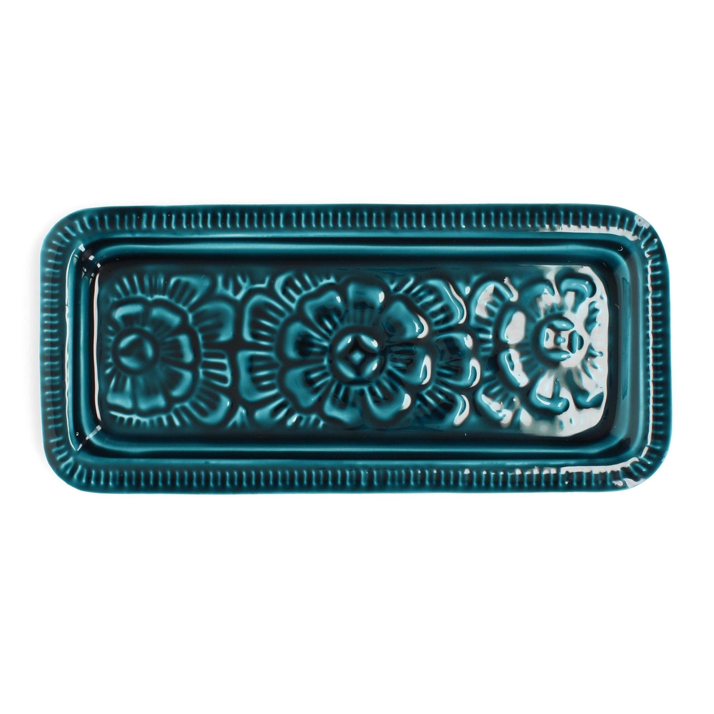 Enamel Trinket Tray - Blue