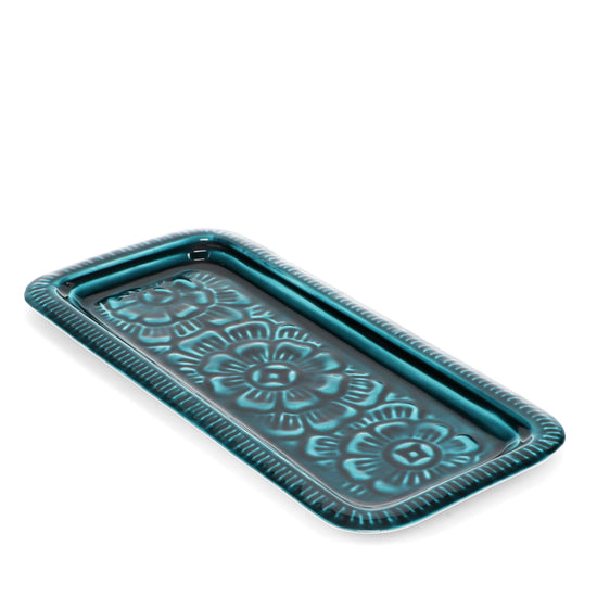 Enamel Trinket Tray - Blue