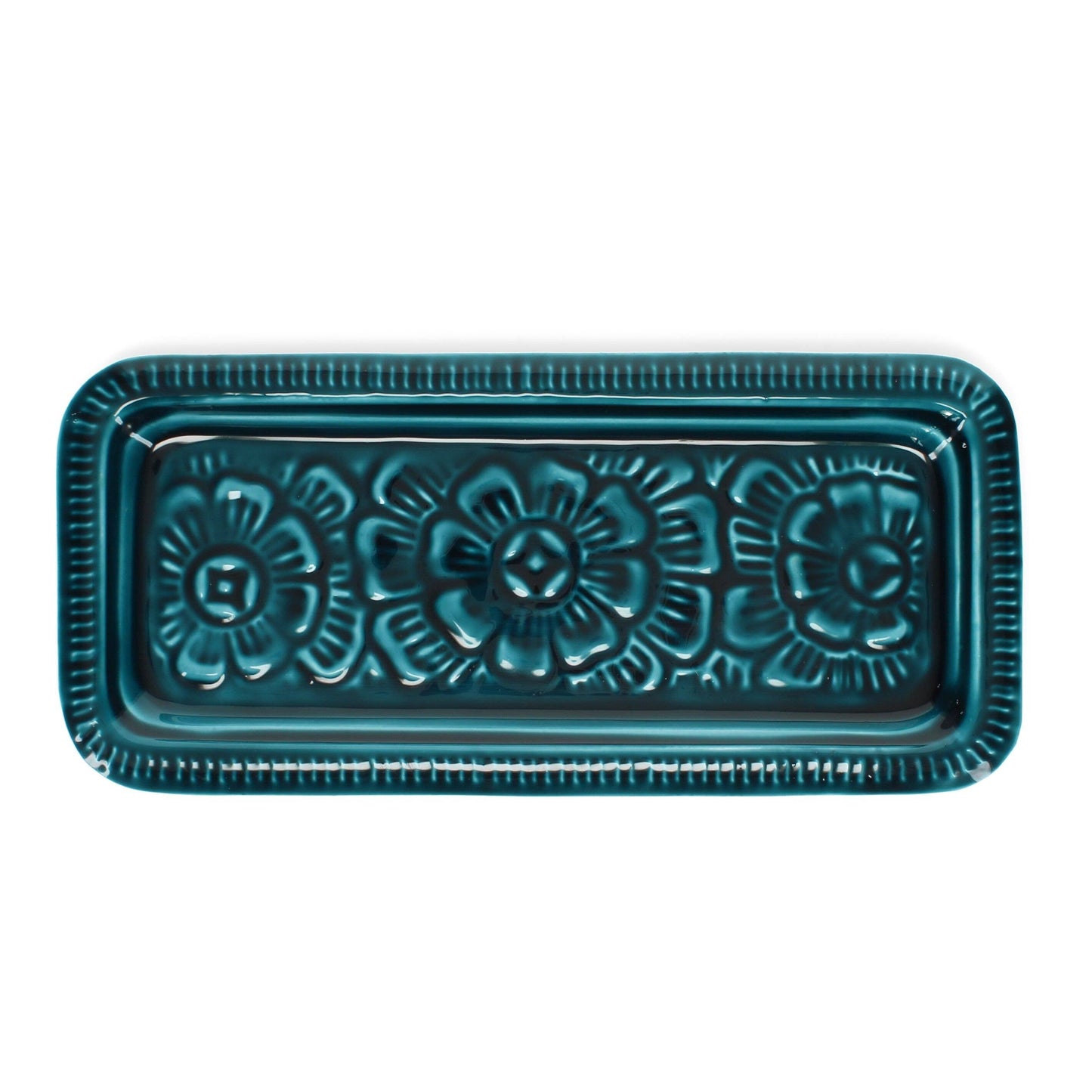 Enamel Trinket Tray - Blue