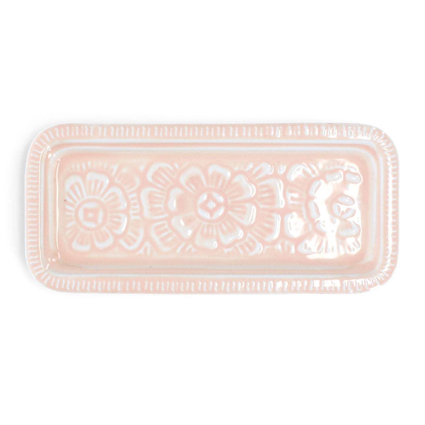 Enamel Trinket Tray - Pink